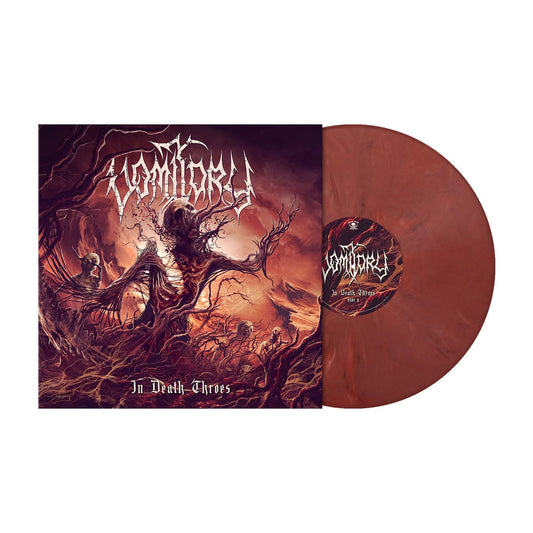 VOMITORY - In Death Throes LP (DARK ROSE MARBLE) (Preorder)