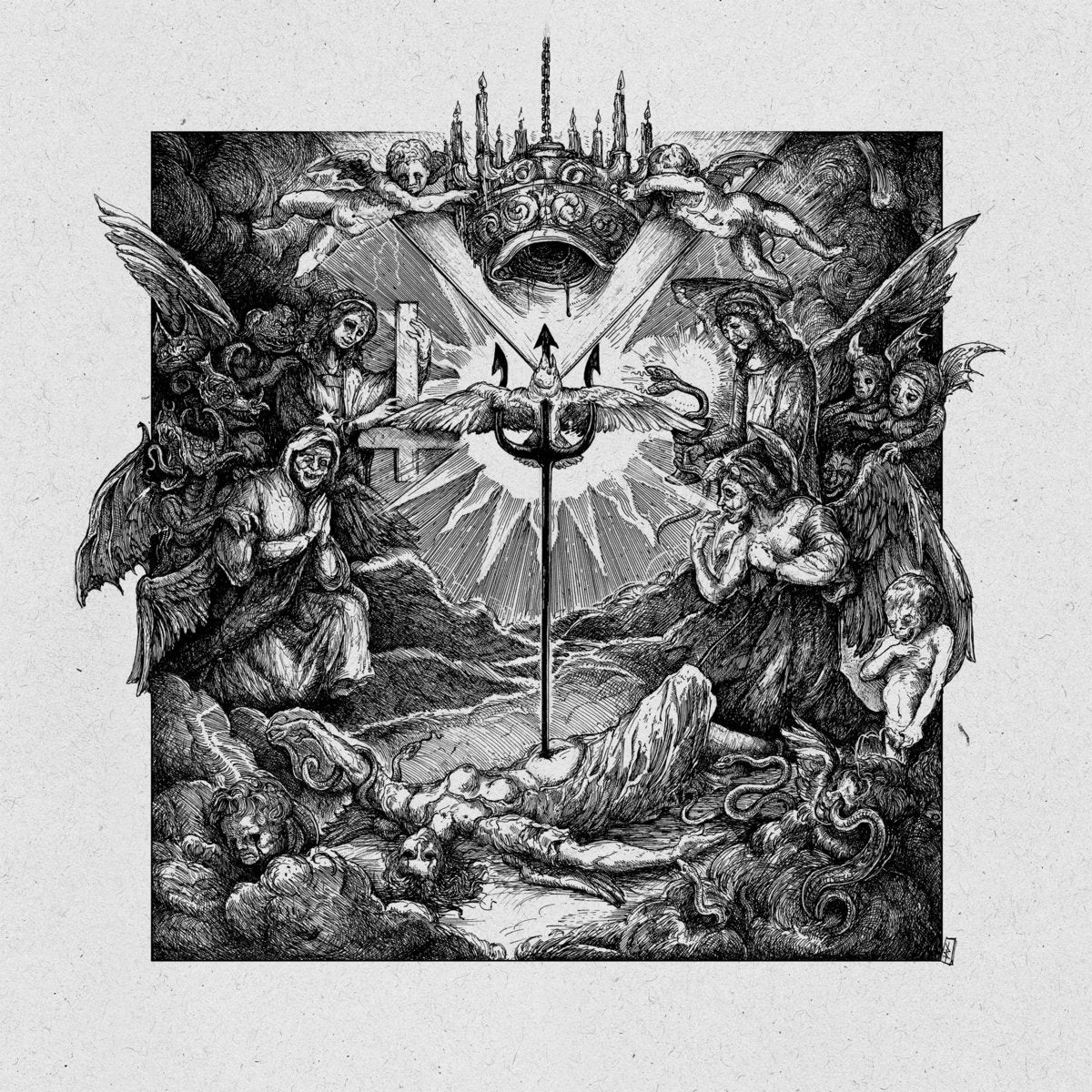 AERDRYK - Met de Drietand op Mijn Huid LP (OXBLOOD) (Preorder)