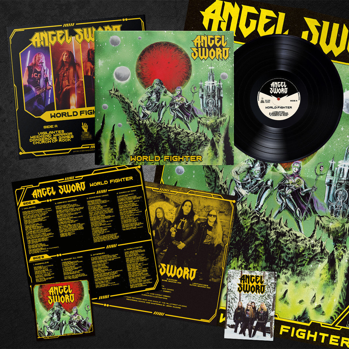 ANGEL SWORD - World Fighter LP (Preorder)
