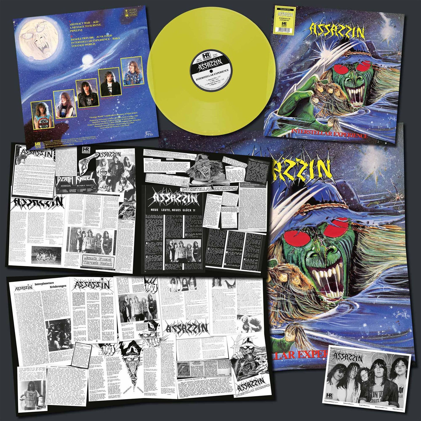 ASSASSIN - Interstellar Experience LP (YELLOW)