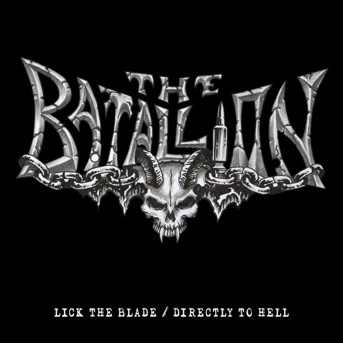 THE BATALLION - Lick The Blade / Directly To Hell 7"EP (SILVER)