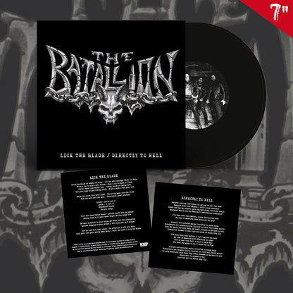 THE BATALLION - Lick The Blade / Directly To Hell 7"EP