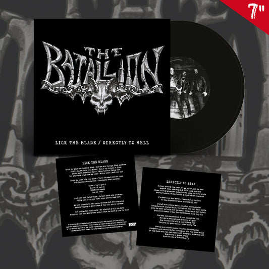 THE BATALLION - Lick The Blade / Directly To Hell 7"EP