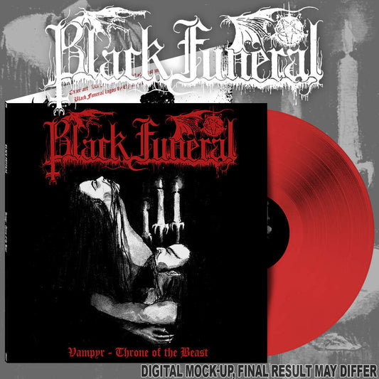 BLACK FUNERAL - Vampyr - Throne Of The Beast LP (BLOODRED)