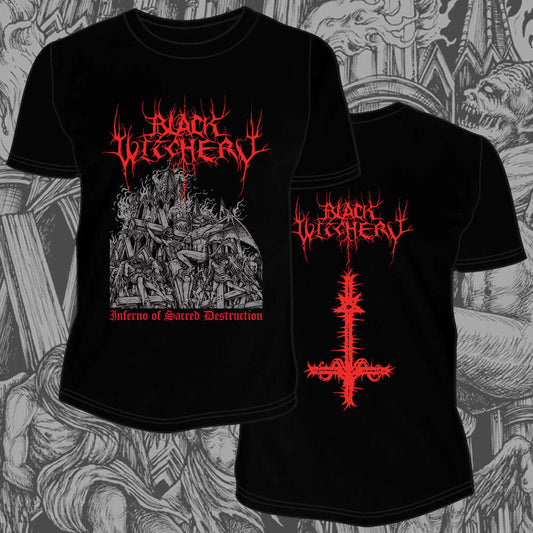 BLACK WITCHERY - Inferno Of Sacred Destruction T-SHIRT (Preorder)