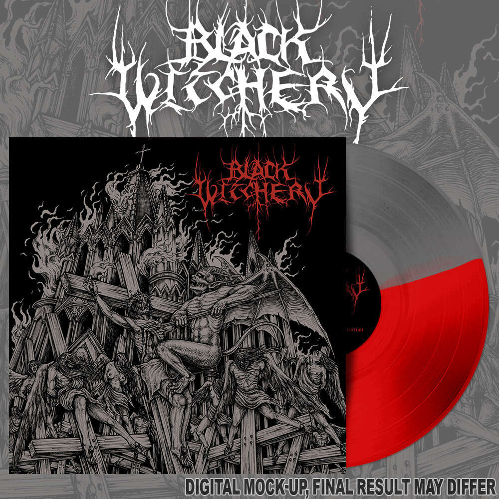 BLACK WITCHERY - Inferno Of Sacred Destruction LP (RED/GREY)* (Preorder)