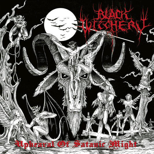 BLACK WITCHERY - Upheaval Of Satanic Might LP (MARBLE) (Preorder)