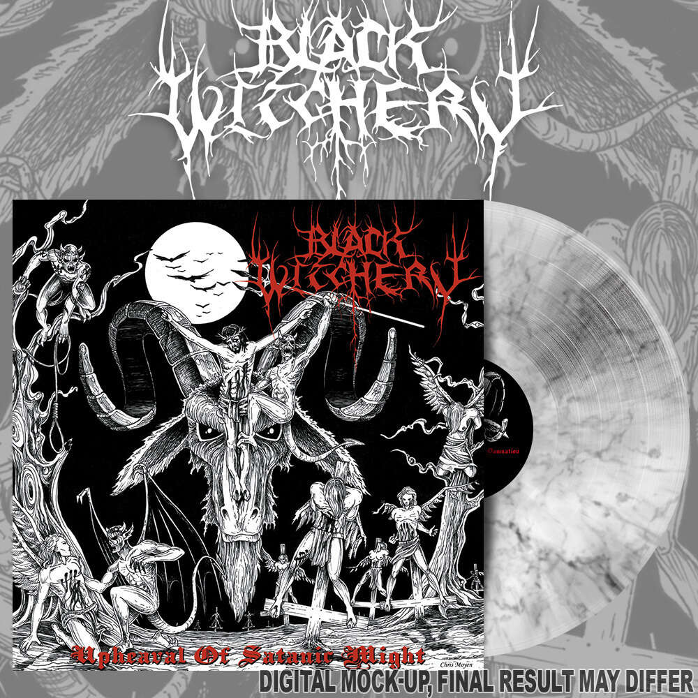 BLACK WITCHERY - Upheaval Of Satanic Might LP (MARBLE) (Preorder)