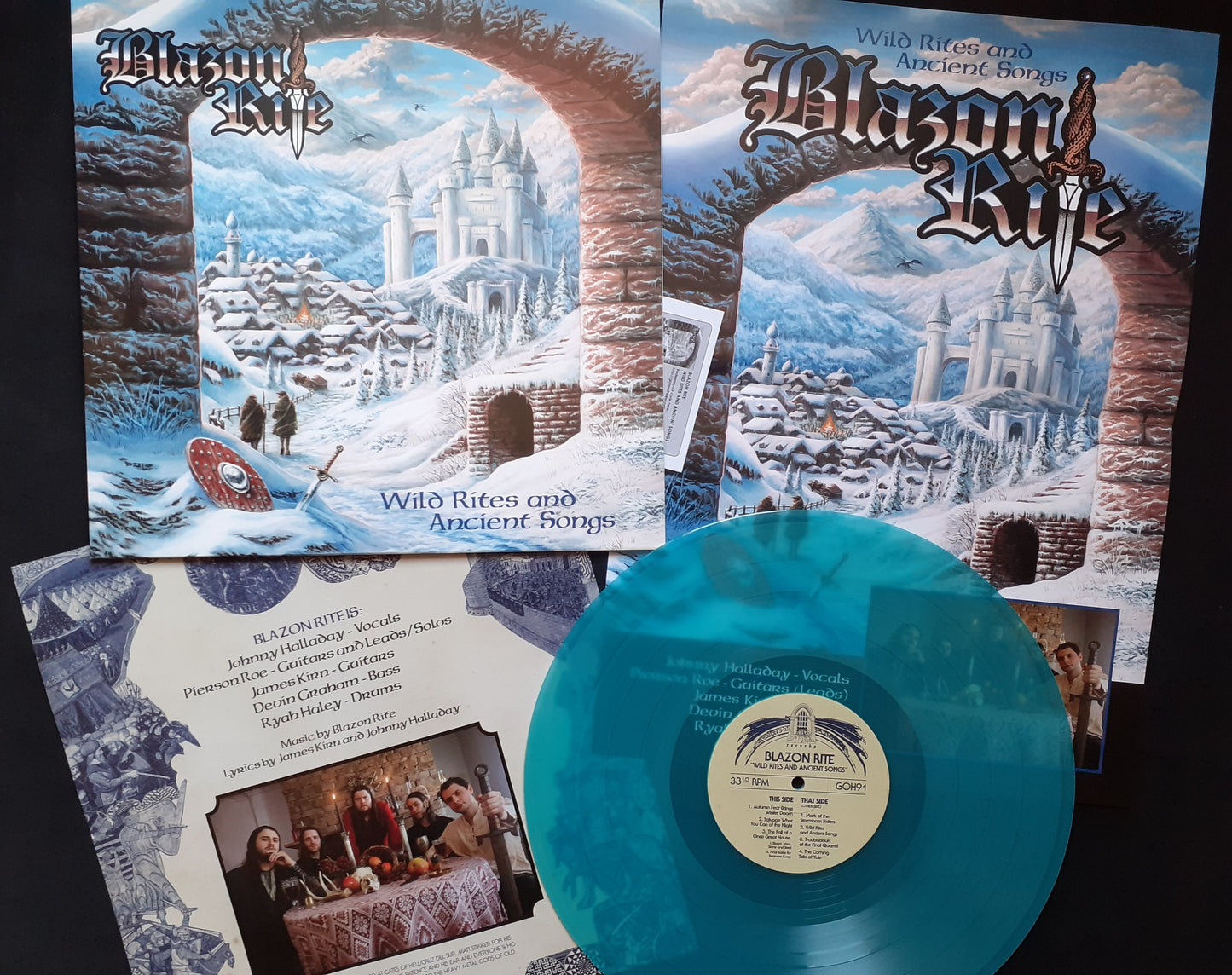 BLAZON RITE - Wild Rites And Ancient Songs LP (ELECTRIC BLUE)