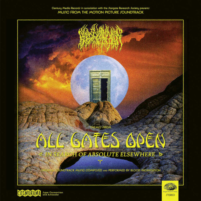 BLOOD INCANTATION - All Gates Open (Original Motion Picture Soundtrack) 2LP/BLU-RAY (ORANGE) (Preorder)