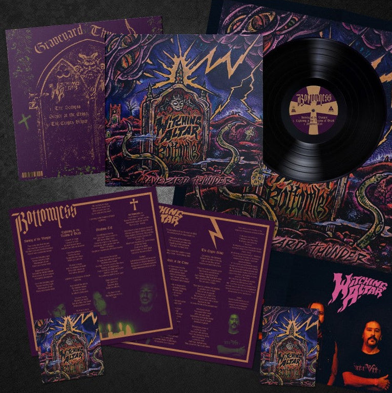 BOTTOMLESS / WITCHING ALTAR - Graveyard Thunder LP