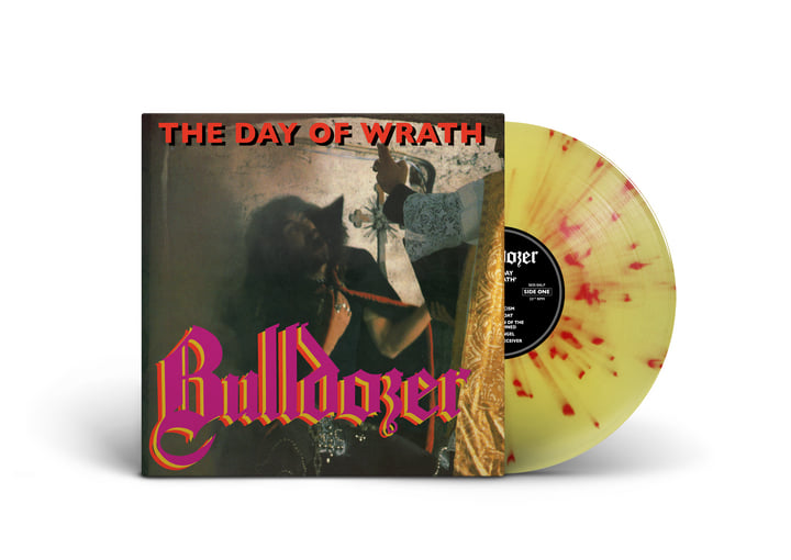 BULLDOZER - The Day Of Wrath LP (SPLATTER)