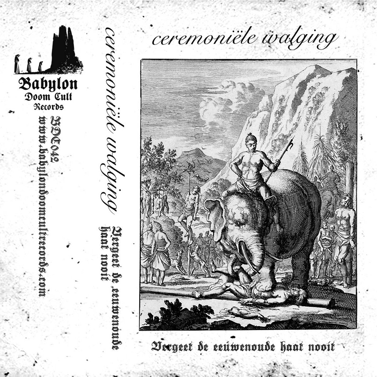 CEREMONIËLE WALGING – Vergeet De Eeuwenoude Haat Nooit MC