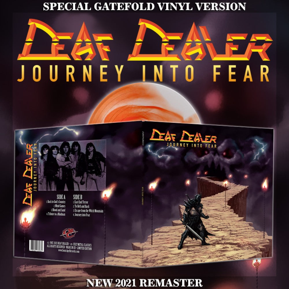 DEAF DEALER - Journey Into Fear LP (ORANGE)