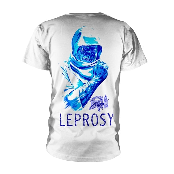 DEATH - Leprosy WHITE T-SHIRT*