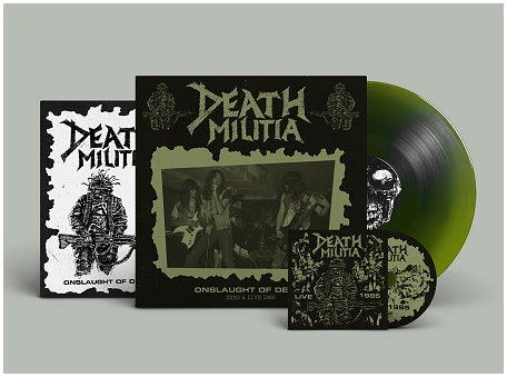 DEATH MILITIA - Onslaught Of Death 1985 LP+CD w/booklet (DIEHARD)