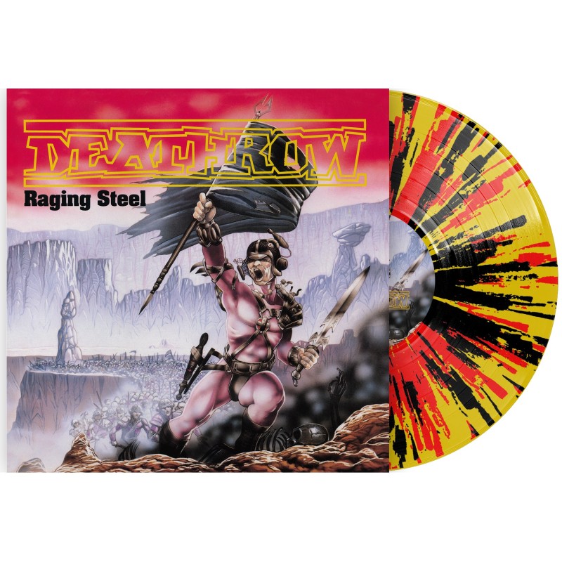DEATHROW - Raging Steel LP (SPLATTER)