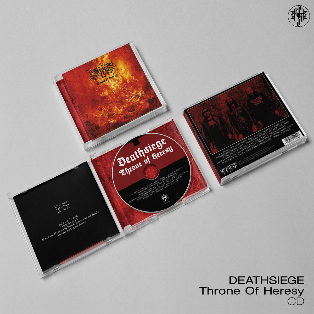 DEATHSIEGE - Throne Of Heresy CD