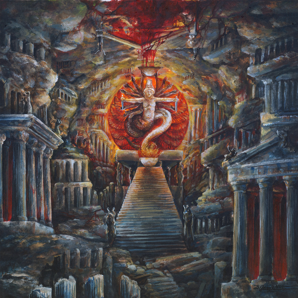 ENSANGUINATE - Death Saturnalia (with temples below) CD (Preorder)