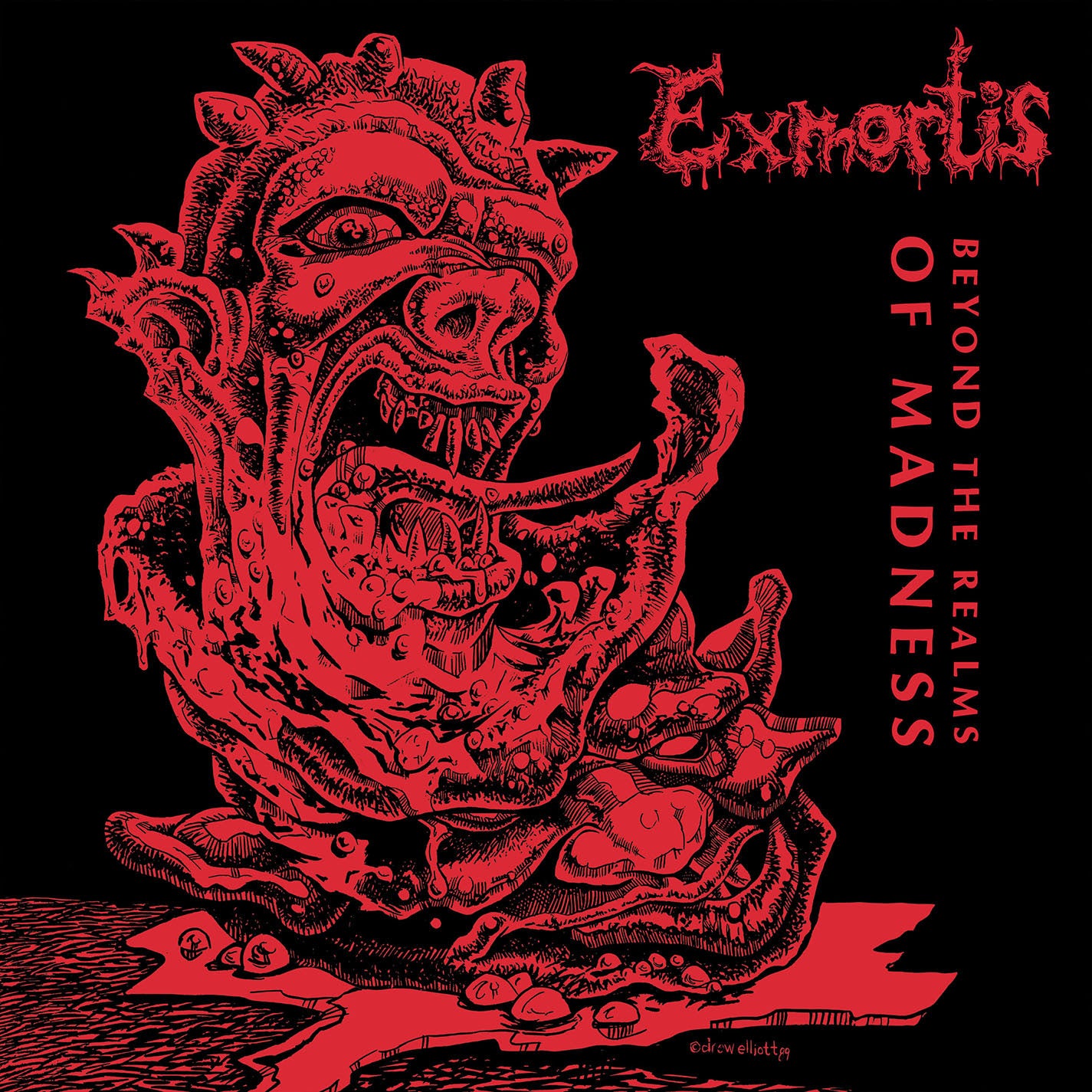 EXMORTIS - Beyond The Realms Of Madness LP (SPLATTER)
