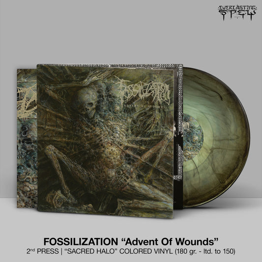 FOSSILIZATION - Advent Of Wounds LP (SACRED HALO) (Preorder)