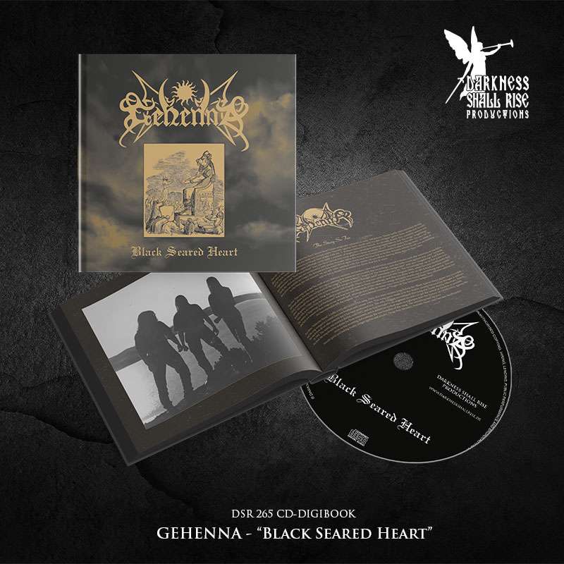 GEHENNA - Black Seared Heart CD BOOK