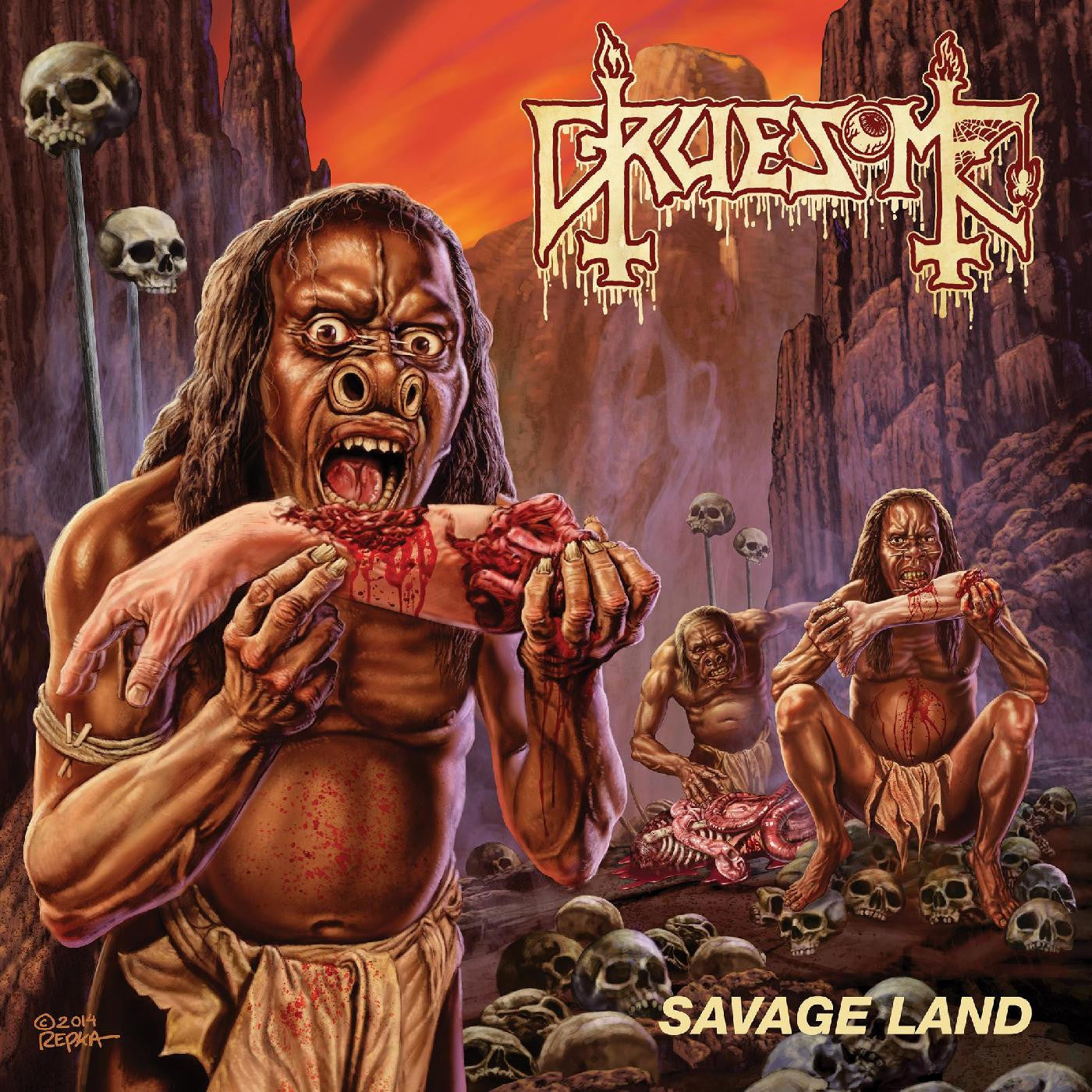 GRUESOME - Savage Land LP (SPLATTER)