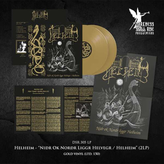 HELHEIM - Niðr Ok Norðr Liggr Helvegr / Helheim 2LP (GOLD)