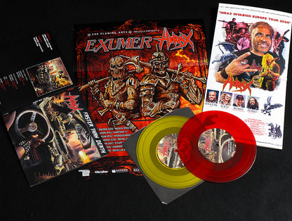 HIRAX - Faster Than Death 7"EP (YELLOW)