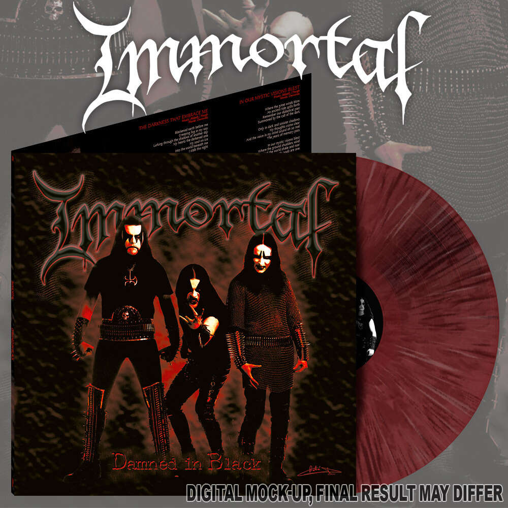 IMMORTAL - Damned In Black LP (CHERRY RED) (Preorder)