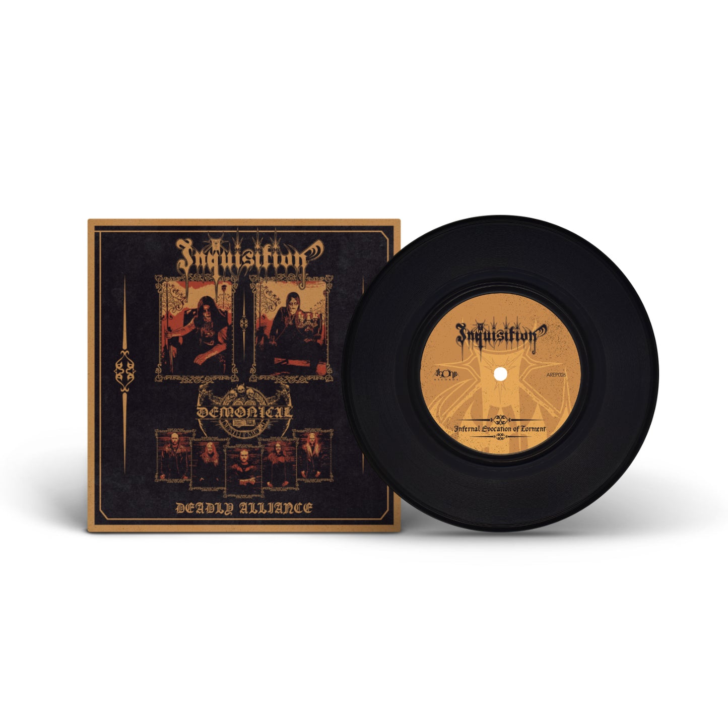 INQUISITION / DEMONICAL - Deadly Alliance 7"EP (Preorder)
