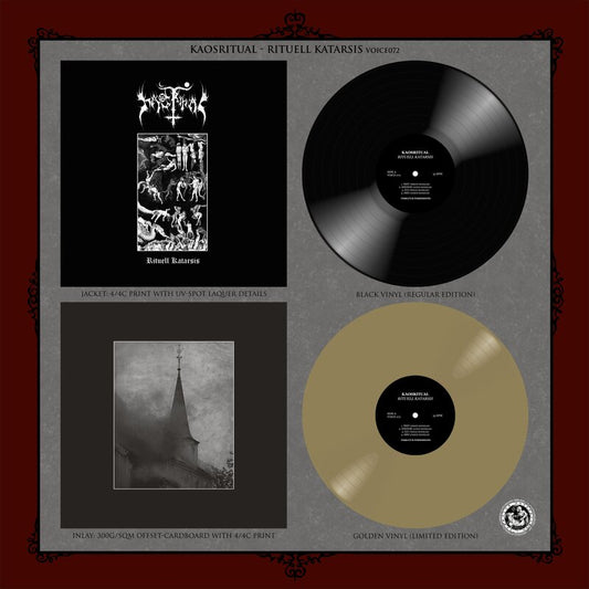 KAOSRITUAL - Rituell Katarsis LP (GOLD)