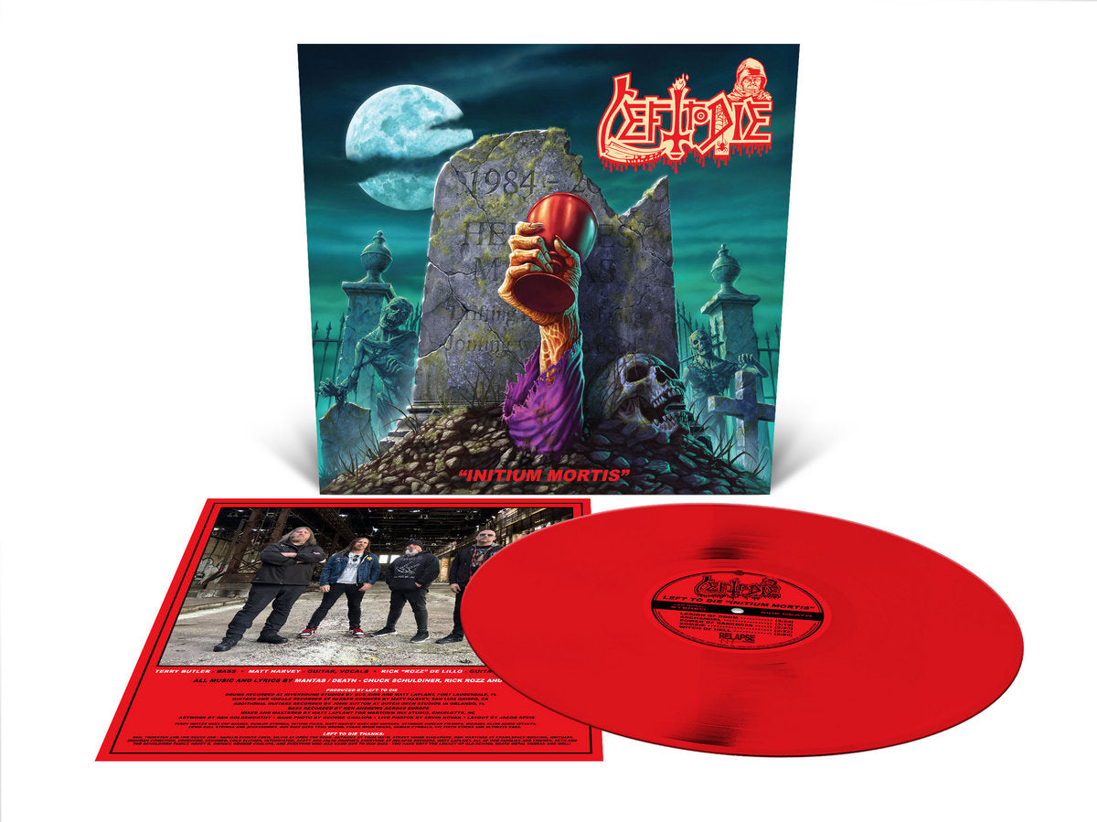 LEFT TO DIE - Initium Mortis LP (BLOOD RED) (Preorder)