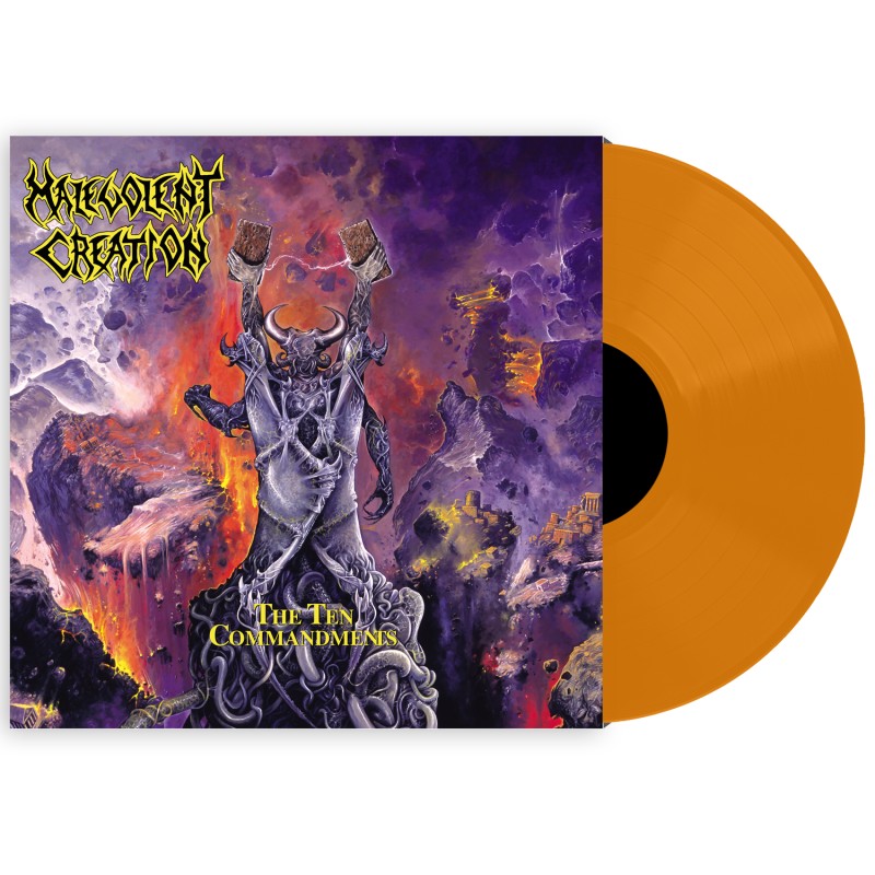 MALEVOLENT CREATION - The Ten Commandments LP (ORANGE) (Preorder)