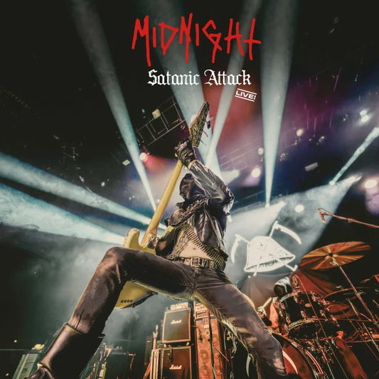 MIDNIGHT - Satanic Attack Live! LP (BLOOD SPLATTER) (Preorder)