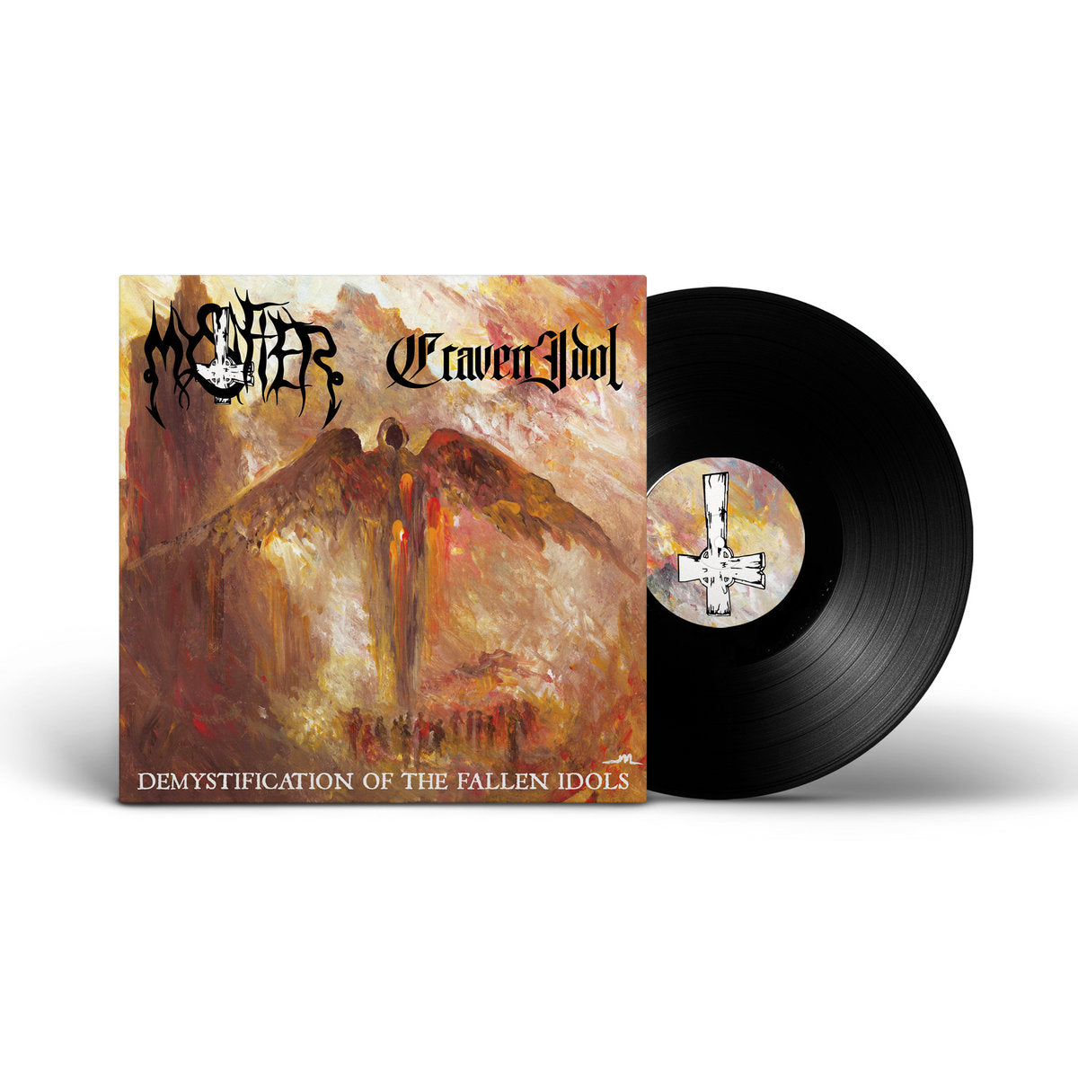 MYSTIFIER / CRAVEN IDOL - Demystification of the Fallen Idols LP (Preorder)