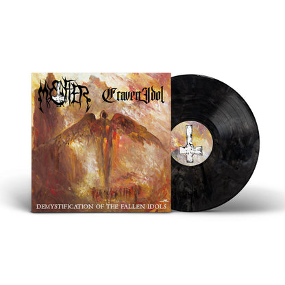 MYSTIFIER / CRAVEN IDOL - Demystification of the Fallen Idols LP (COLORLESS BLACK) (Preorder)