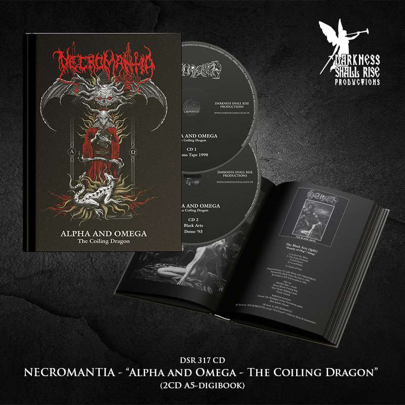 NECROMANTIA - Alpha And Omega – The Coiling Dragon 2CD BOOK