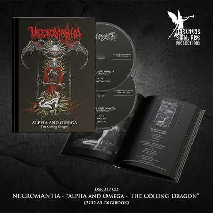 NECROMANTIA - Alpha And Omega – The Coiling Dragon 2CD BOOK