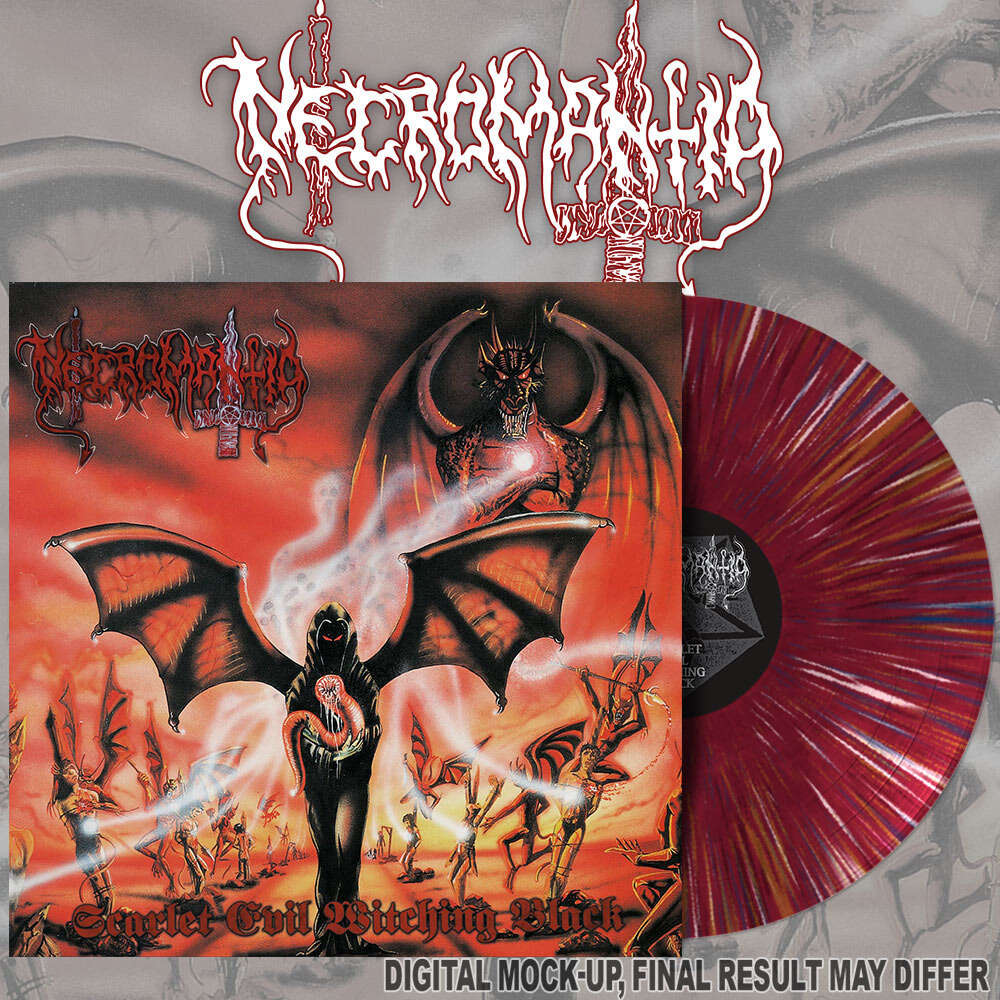 NECROMANTIA - Scarlet Evil Witching Black LP (CHERRY)* (Preorder)