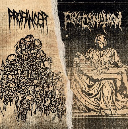 PROFANCER / PROFANATION - Split LP+CD (DIEHARD)