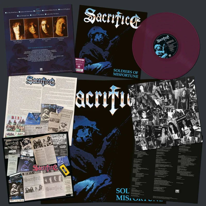 SACRIFICE - Soldiers of Misfortune LP (PURPLE)