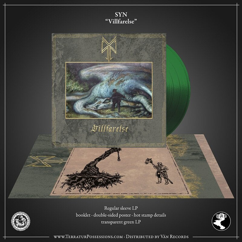 SYN - Villfarelse LP w/booklet (GREEN)