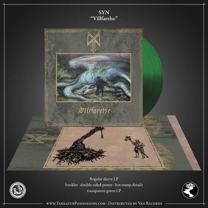 SYN - Villfarelse LP w/booklet (GREEN)