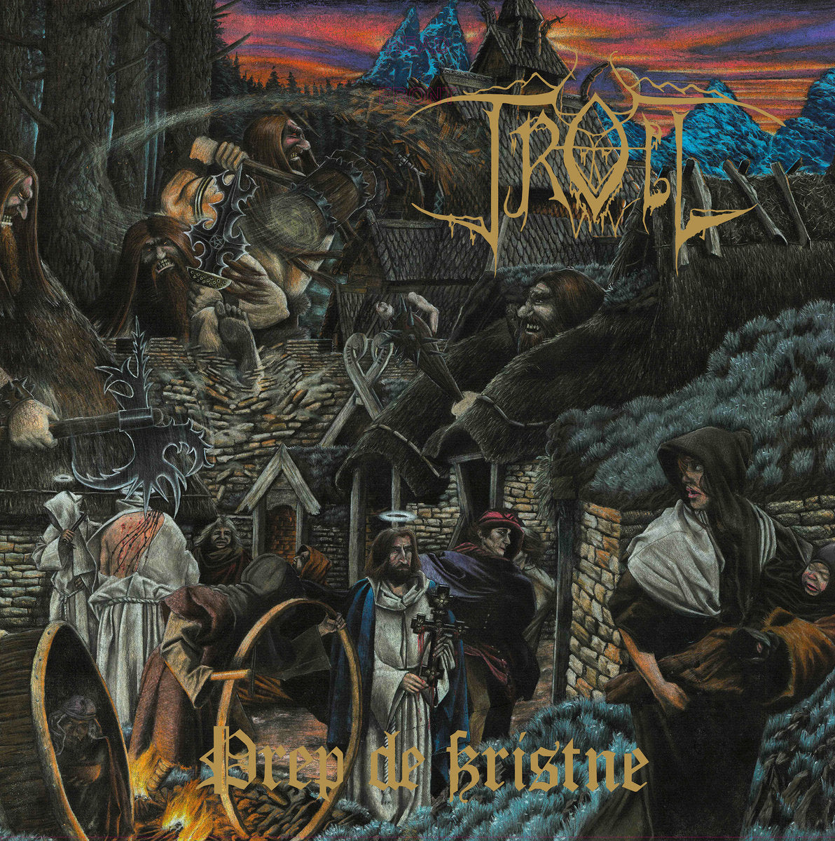 TROLL - Drep De Kristne LP (GOLD)