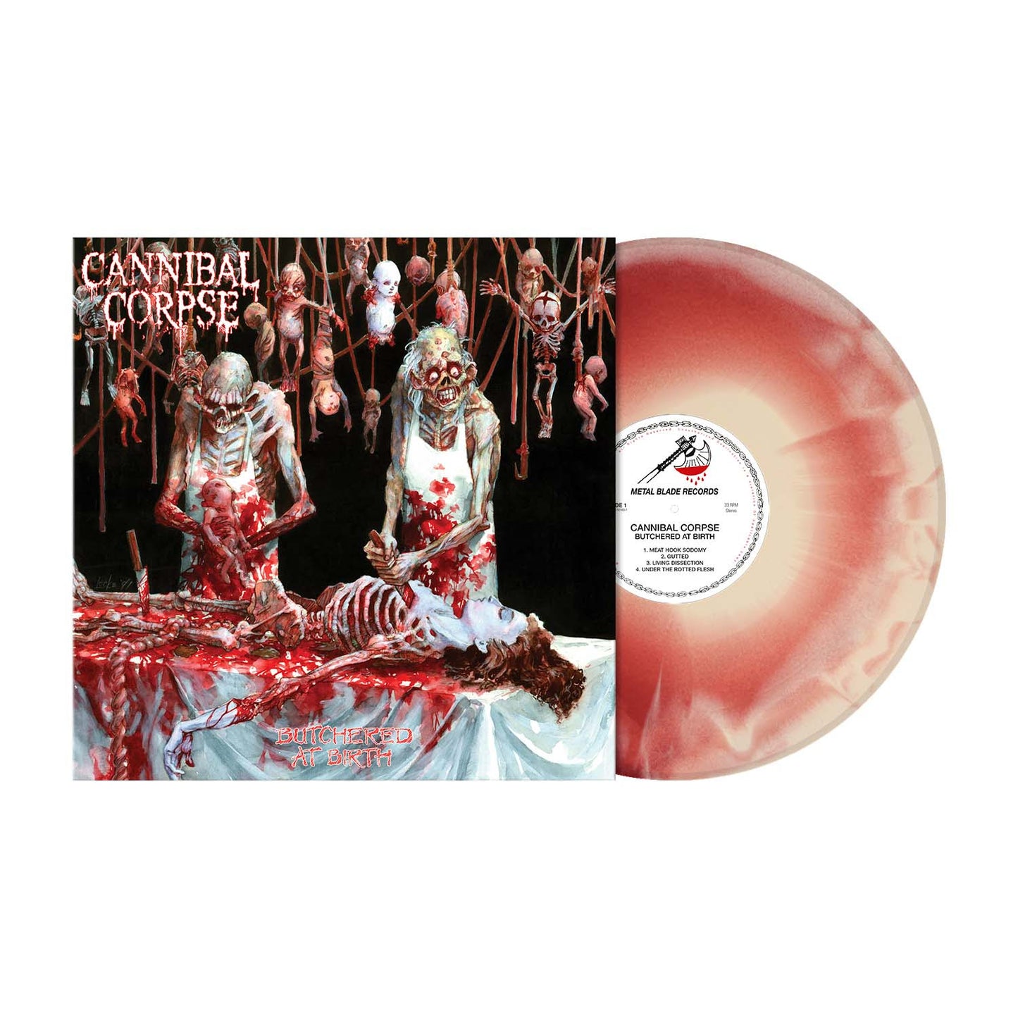 CANNIBAL CORPSE - Butchered At Birth 35th anniversary LP (BONE BLOOD MELT)