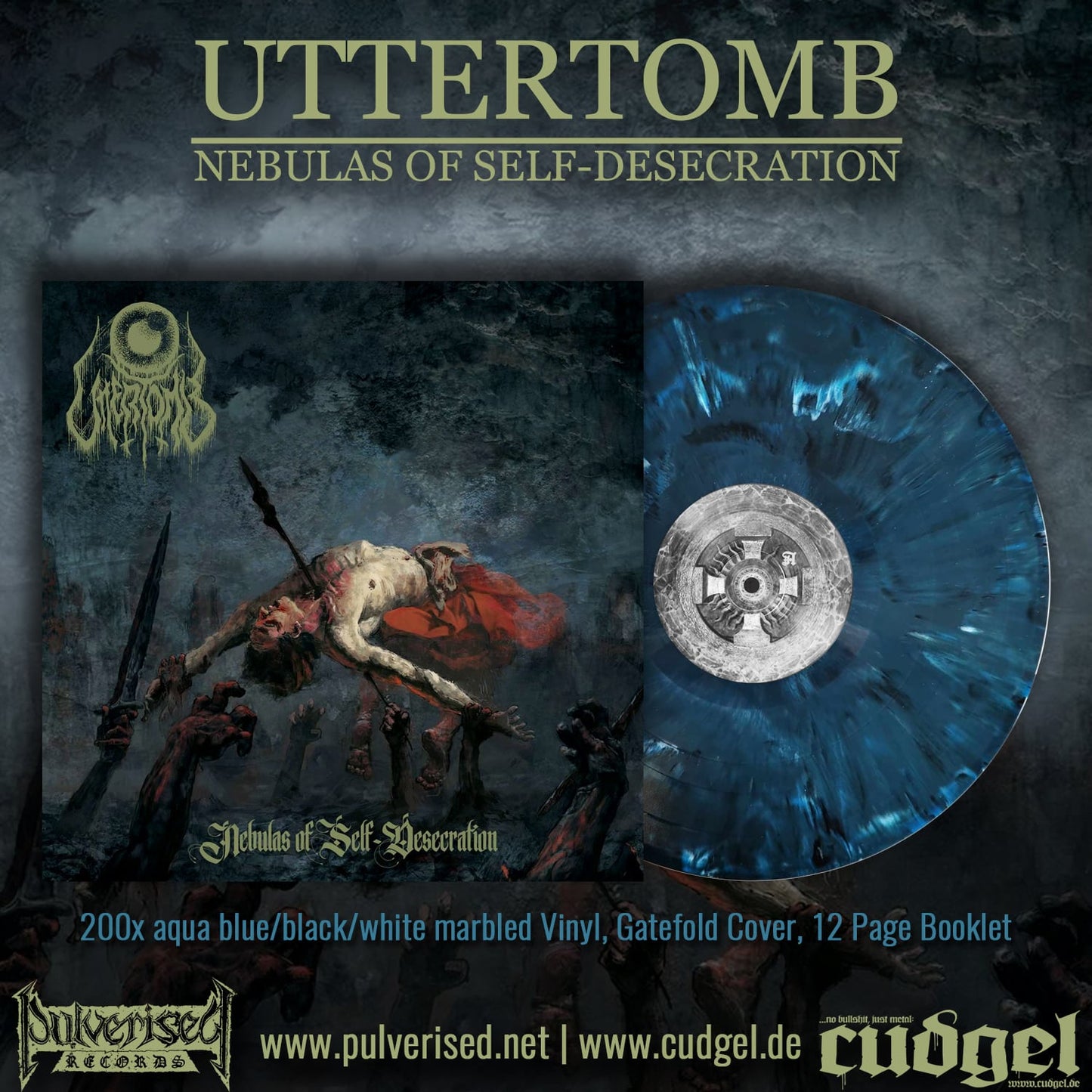 UTTERTOMB – Nebulas Of Self-Desecration LP w/booklet (MARBLE)