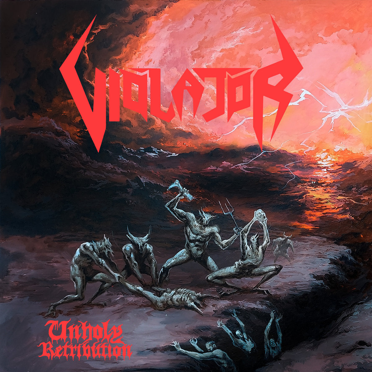 VIOLATOR - Unholy Retribution LP (MARBLE)