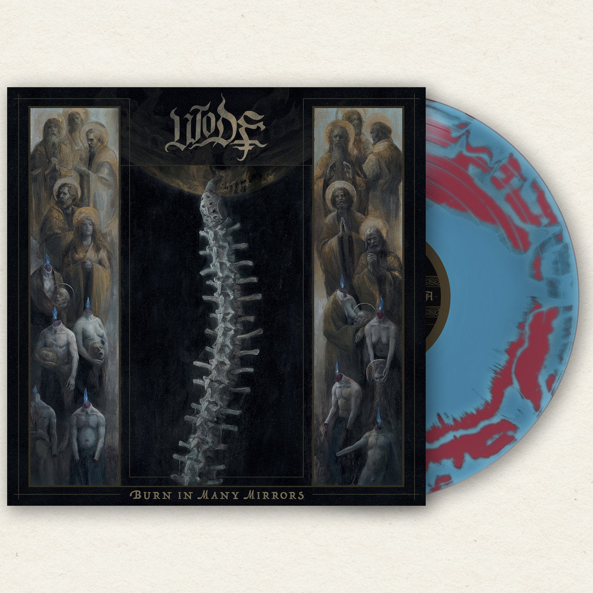 WODE - Burn In Many Mirrors LP (BLUE/OXBLOOD)