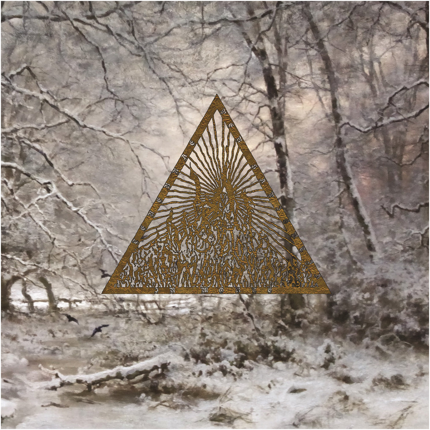 HALF VISIBLE PRESENCE - Three-Faced Scapular of Death MLP (GOLD)